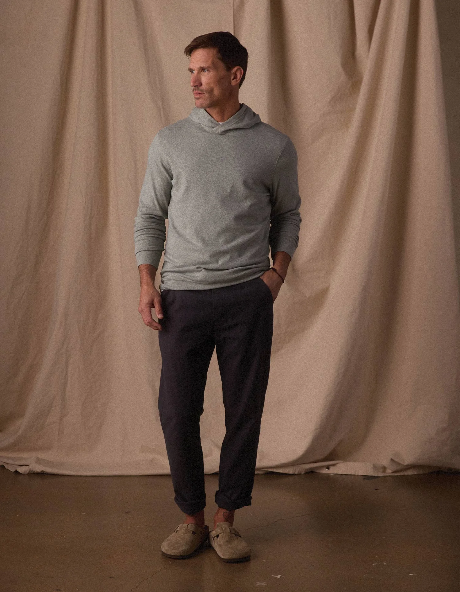 Puremeso Essential Hoodie in Sea Glass - Image 5
