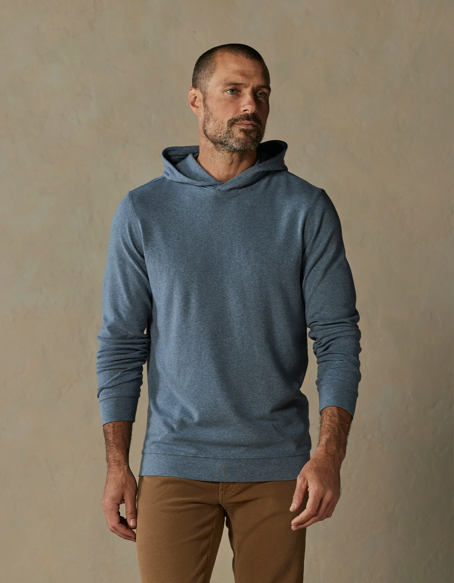 Puremeso Essential Hoodie in Slate Blue - Image 6