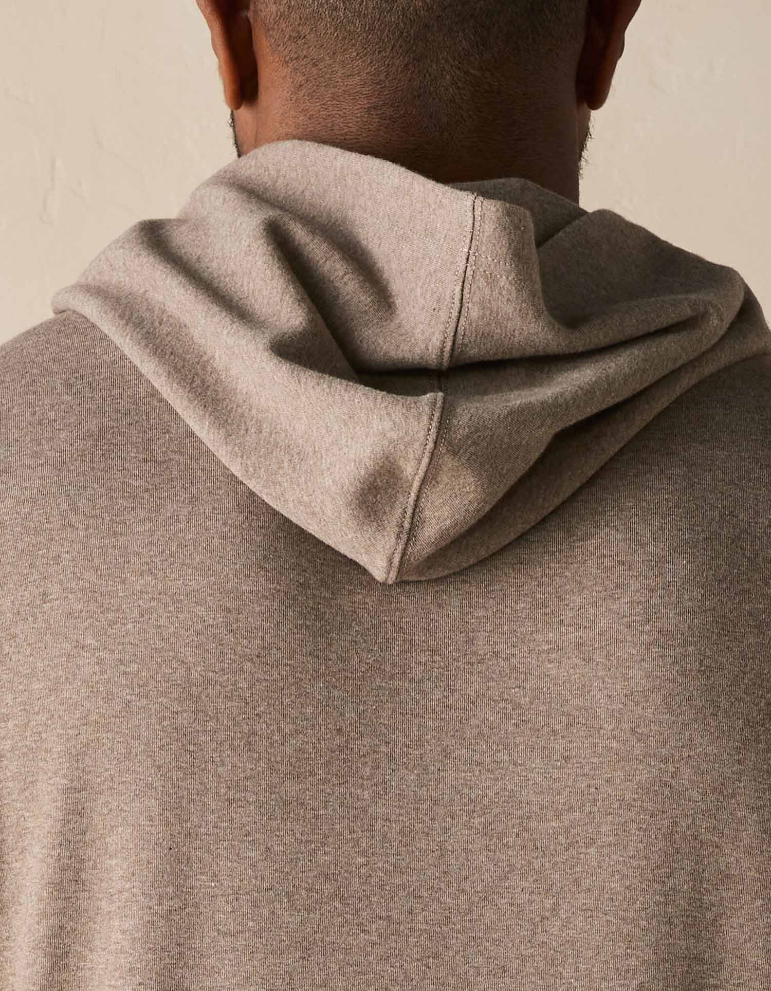 Puremeso Essential Hoodie in Taupe - Image 5