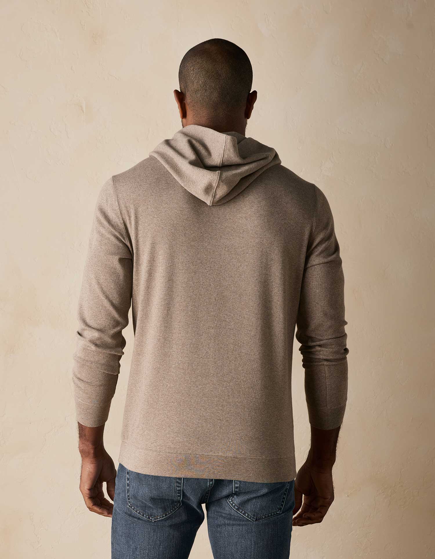 Puremeso Essential Hoodie in Taupe - Image 6