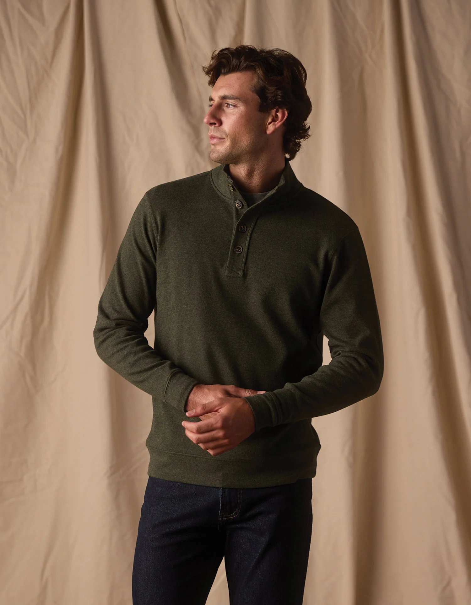 Puremeso Button Popover in Olive - Image 3