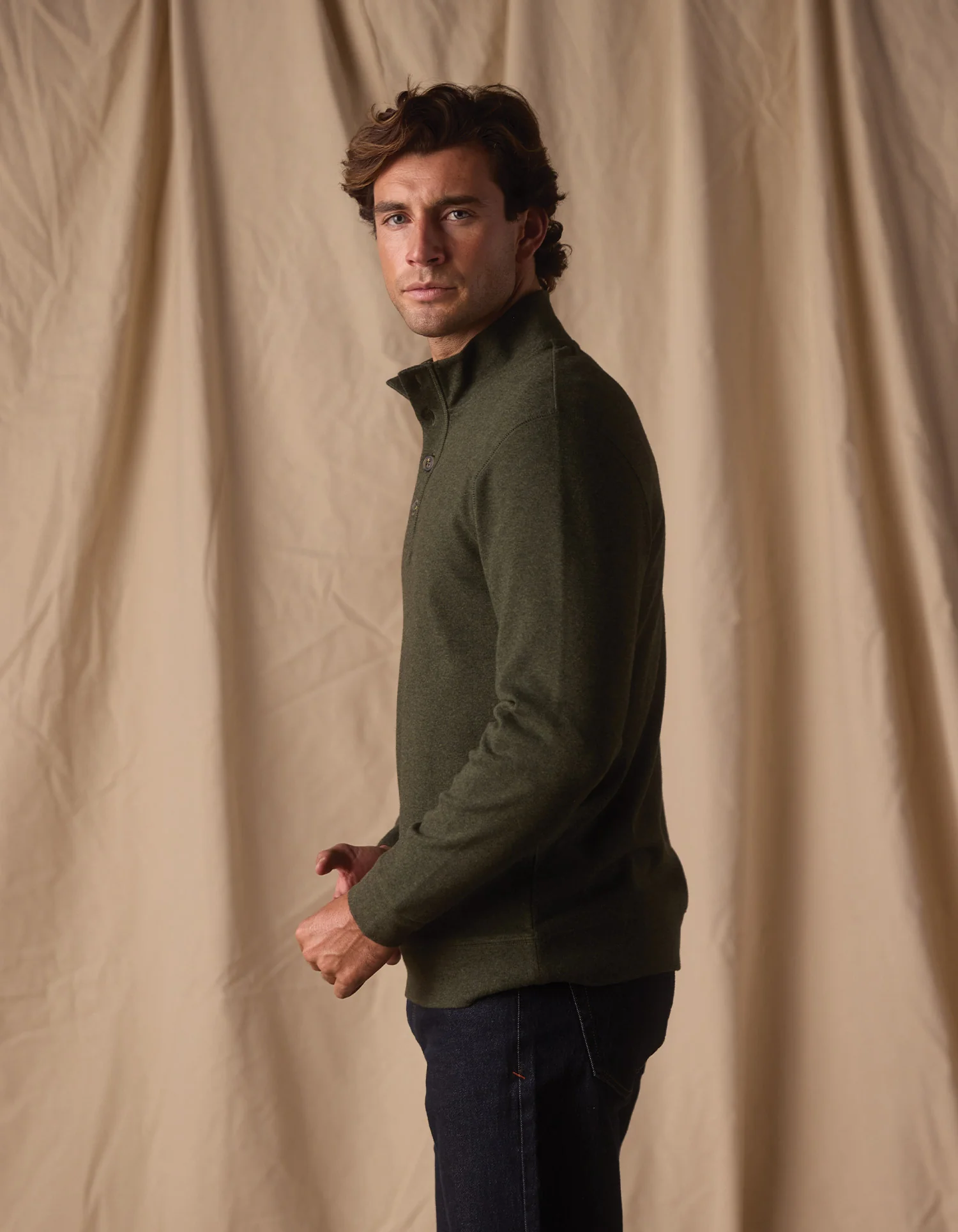 Puremeso Button Popover in Olive - Image 4