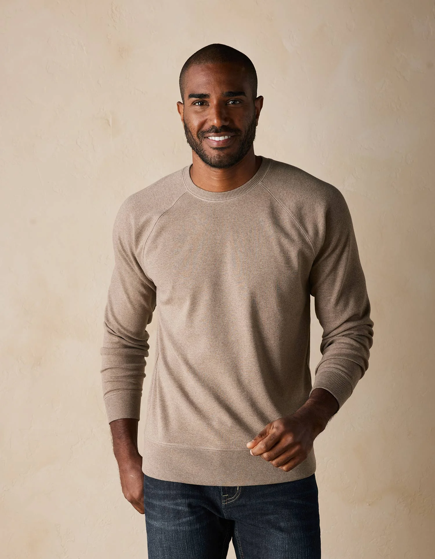 Puremeso Everyday Crew in Taupe - Image 3