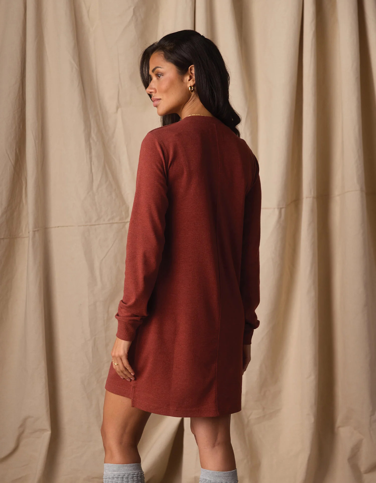 Puremeso Everyday Dress in Terracotta - Image 5