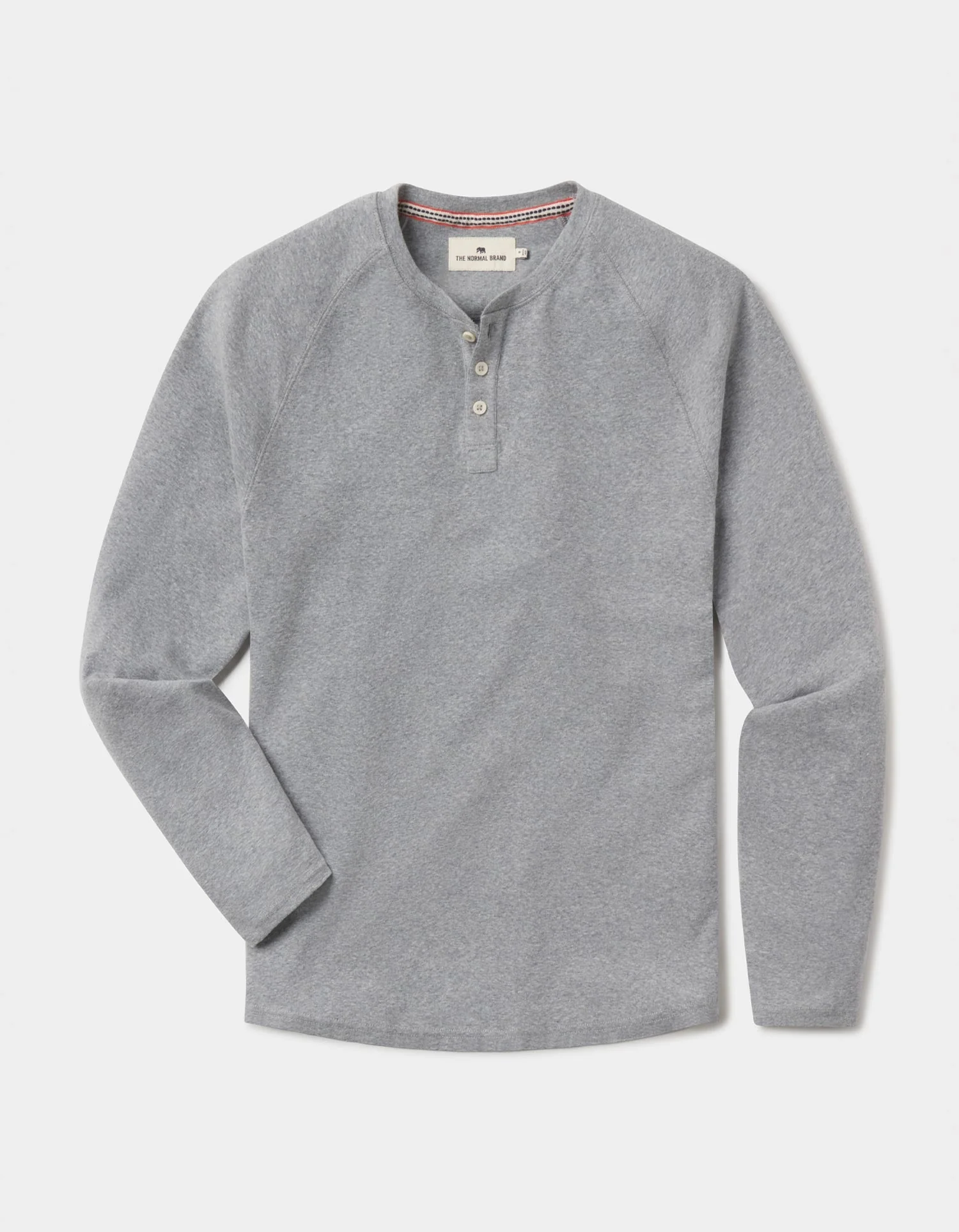Puremeso Everyday Henley in Grey - Image 2