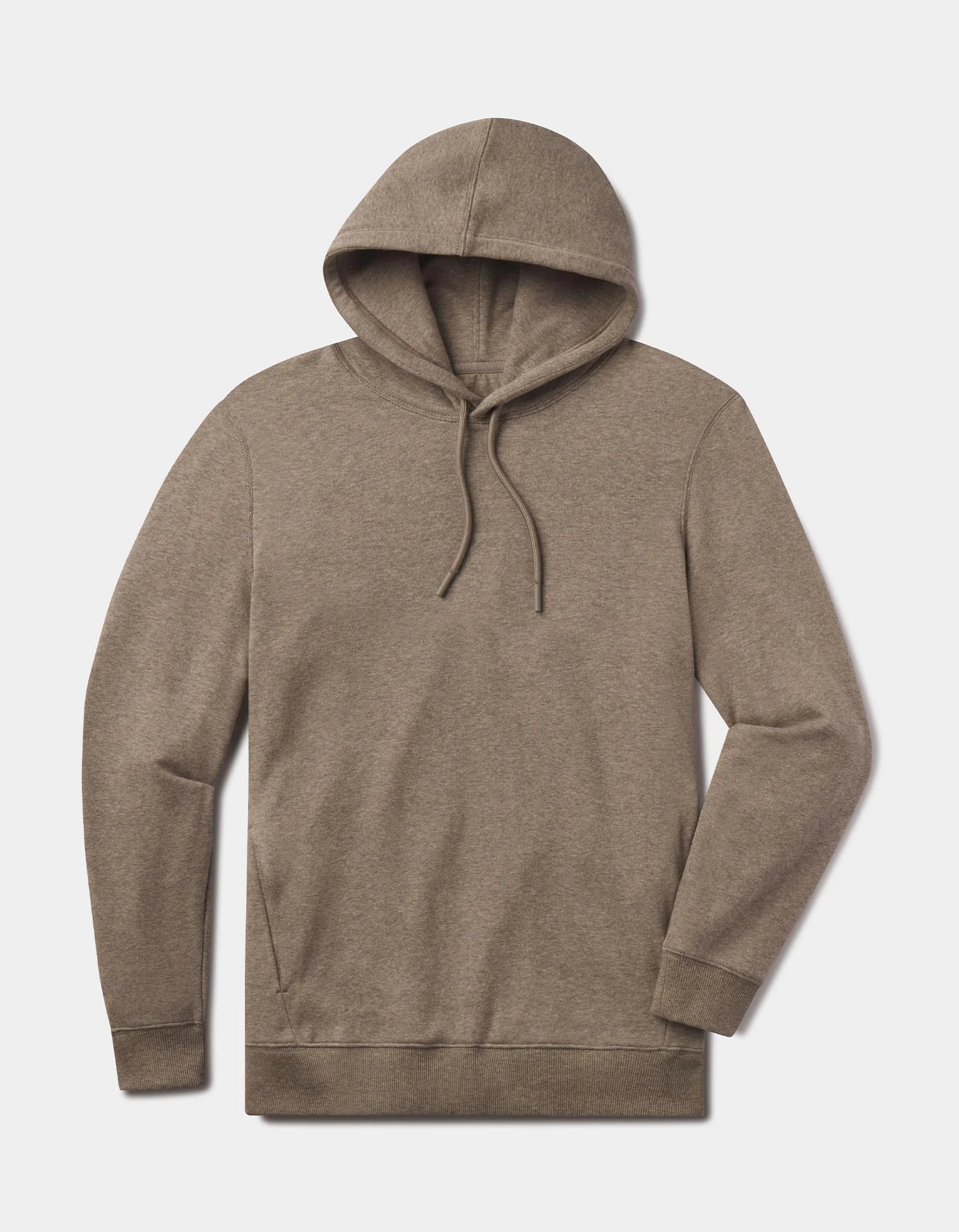 Fleece Puremeso Hoodie in Dark Taupe - Image 2