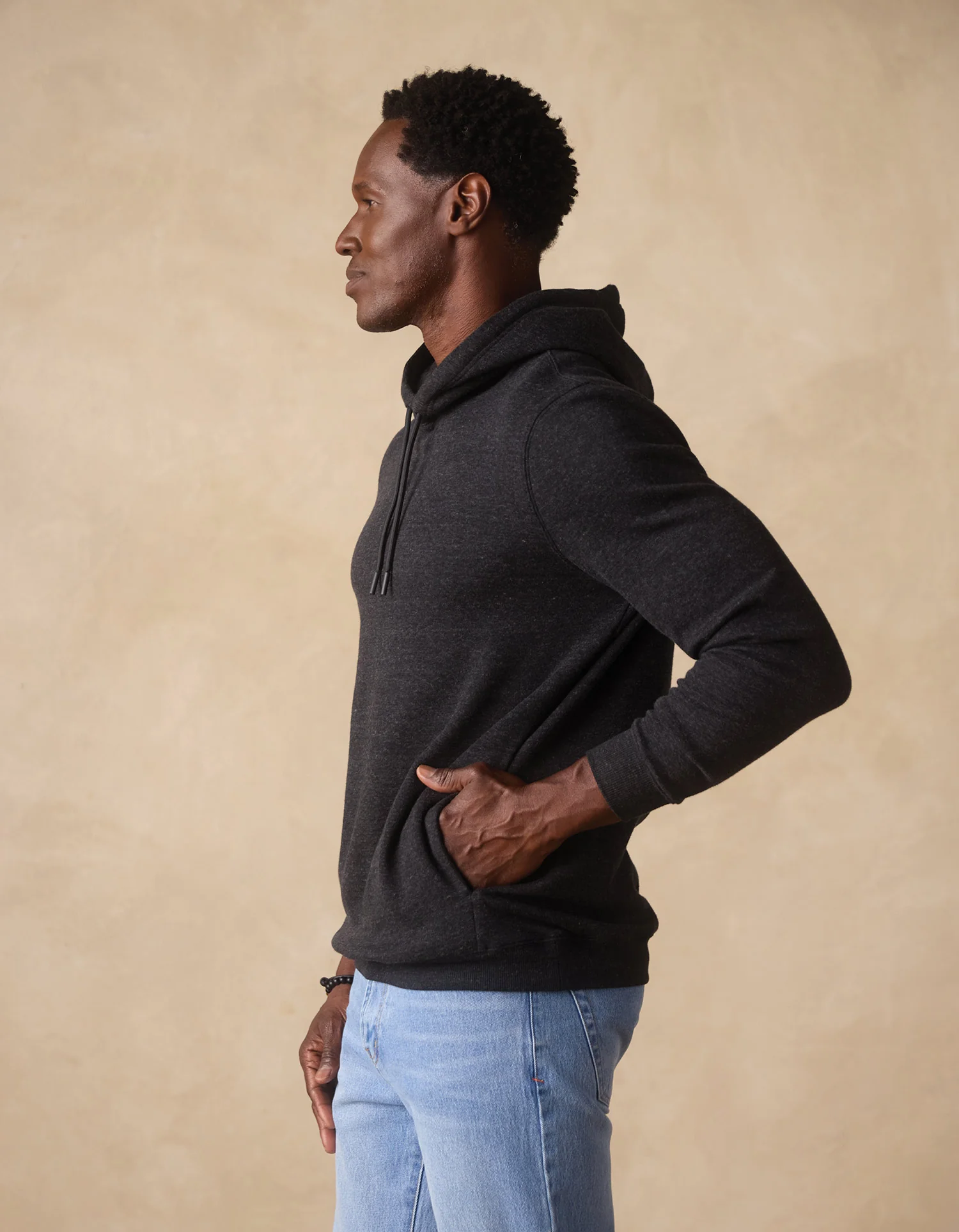 Fleece Puremeso Hoodie in Phantom - Image 5