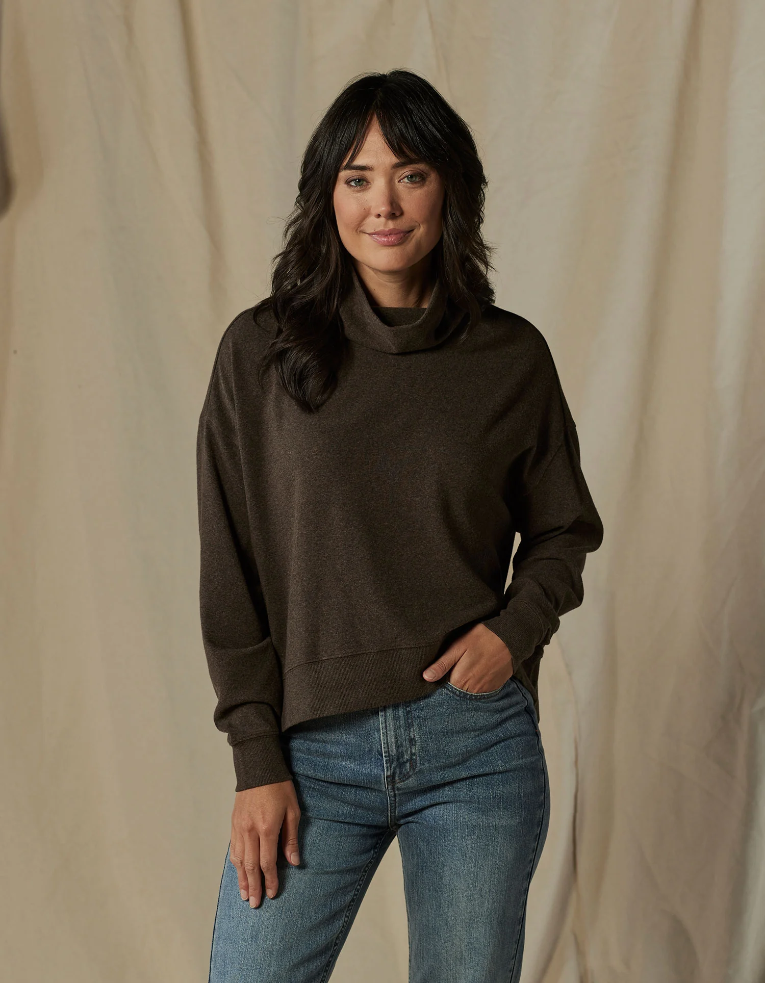 Puremeso Funnel Neck Pullover - Image 4