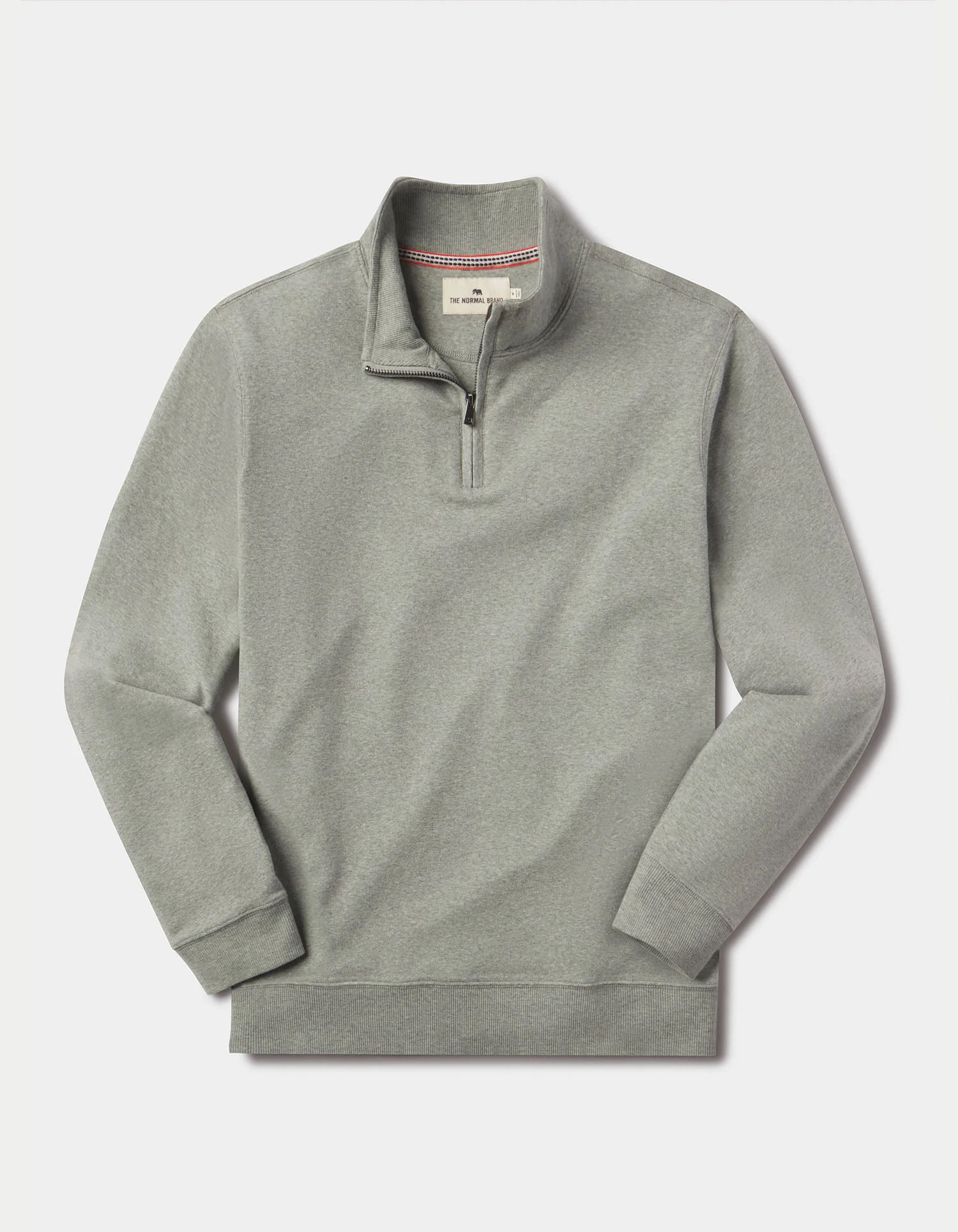 Puremeso Weekend Quarter Zip in Sea Glass - Image 2