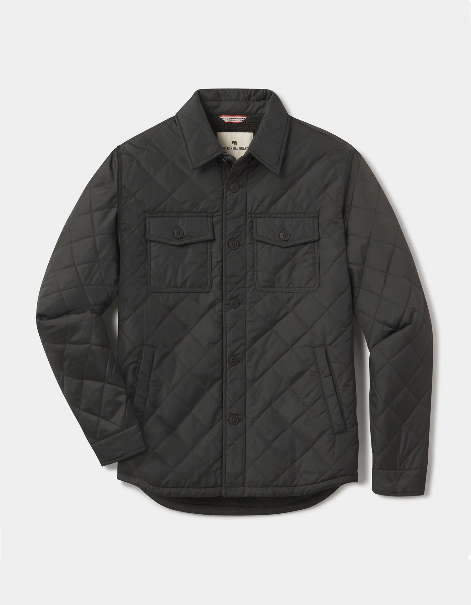Quilted Sherpa Lined Shacket - Image 4