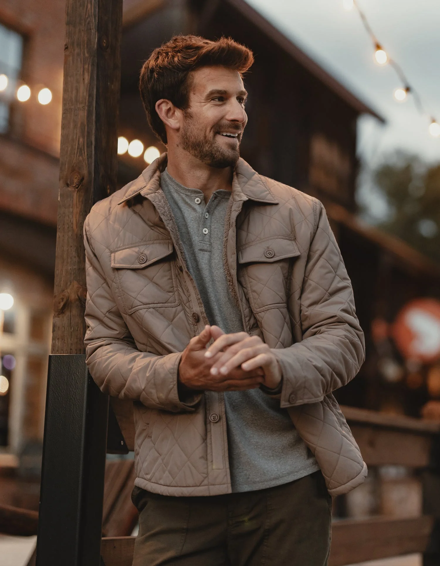 Quilted Sherpa Lined Shacket - Image 5