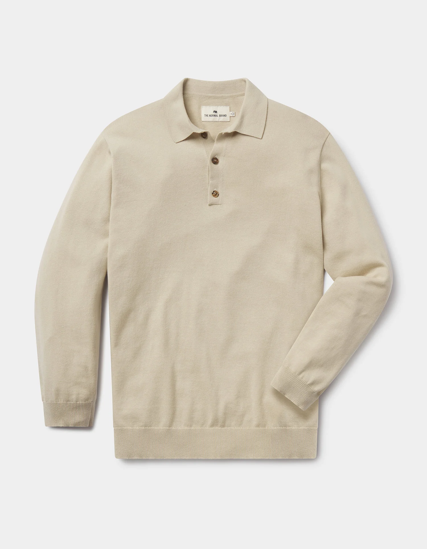 Robles Knit Long Sleeve Polo - Image 3