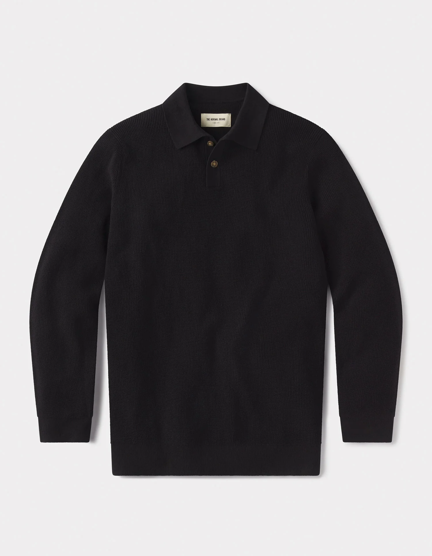 Robles Knit Waffle Stitch Polo - Image 2