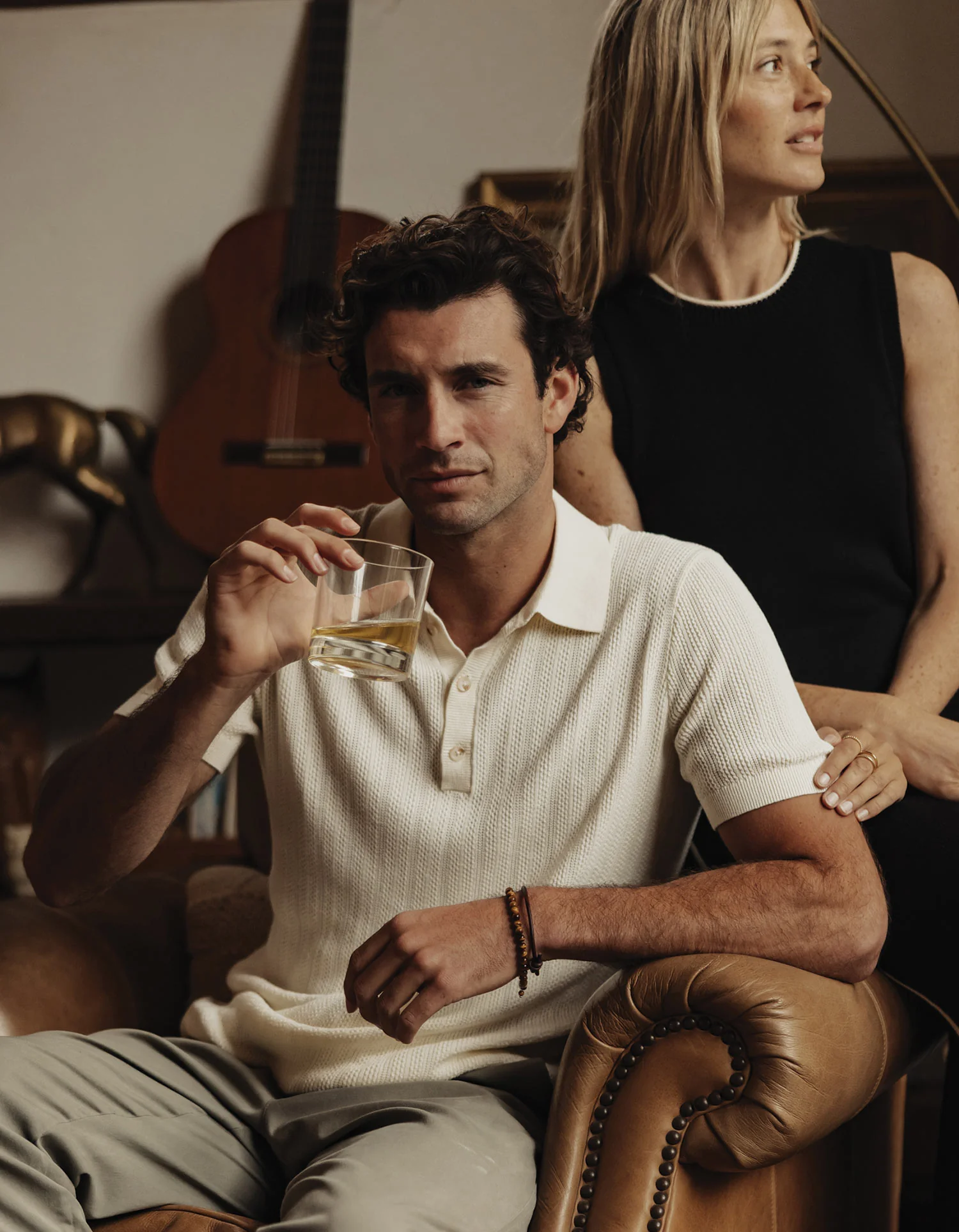 Robles Textured Knit Polo - Image 4