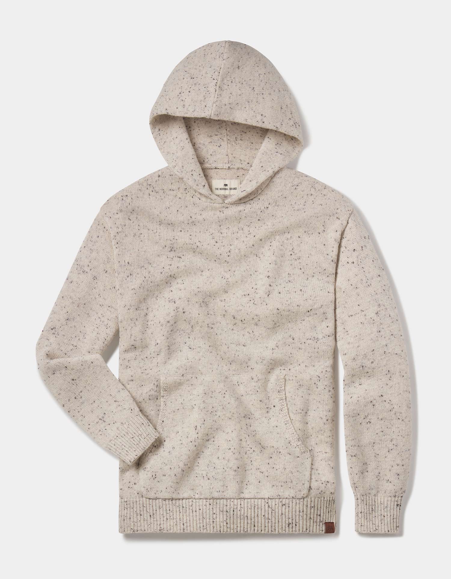Seawool Nep Hoodie in Cream - Image 2