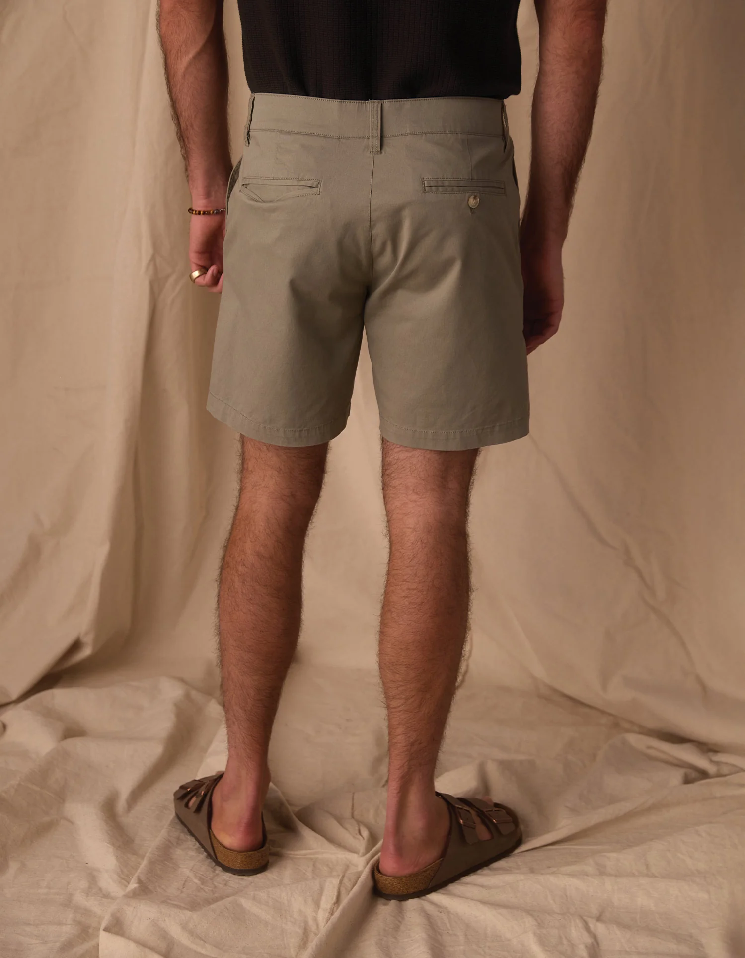 Stretch Chino Short in Moss - Image 6