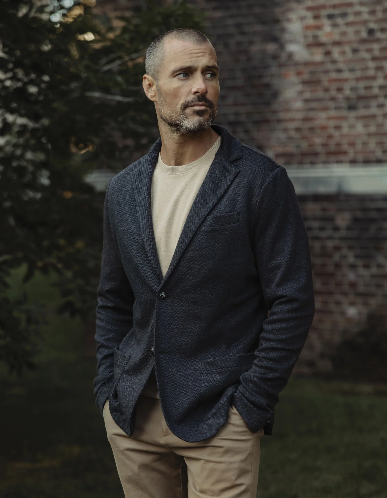 Stretch Knit Blazer - Image 2
