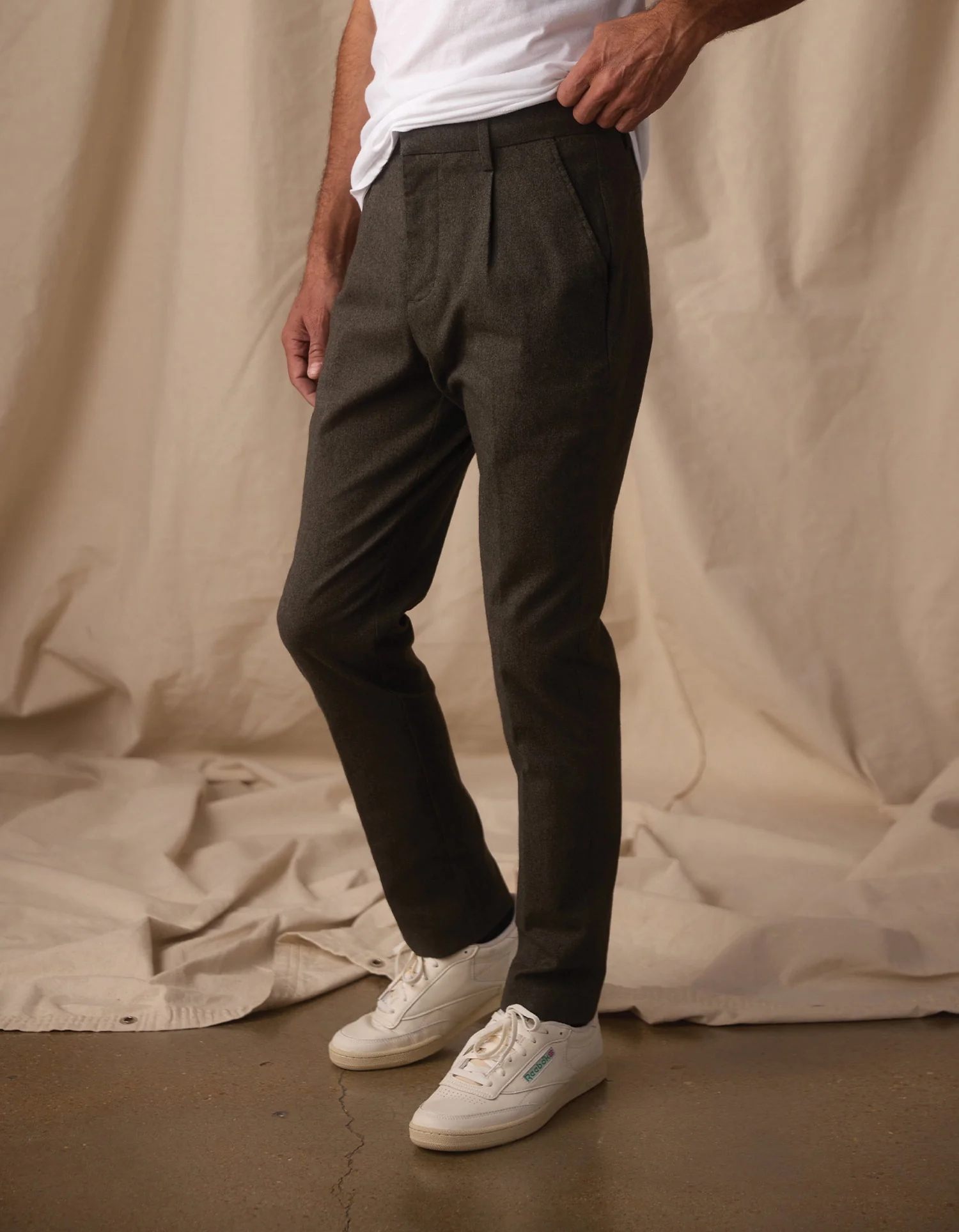 Normal Trouser in Dark Olive - Image 5