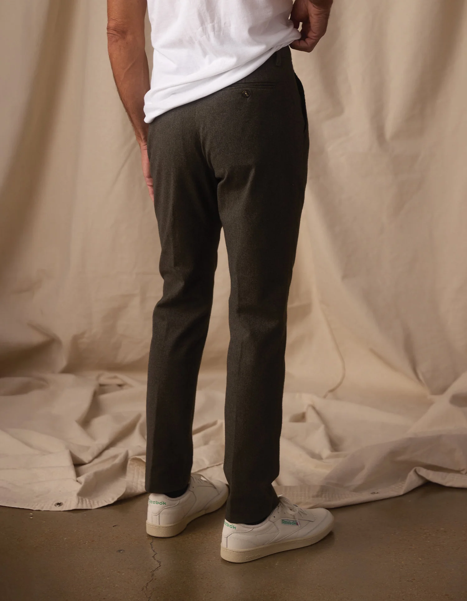 Normal Trouser in Dark Olive - Image 6