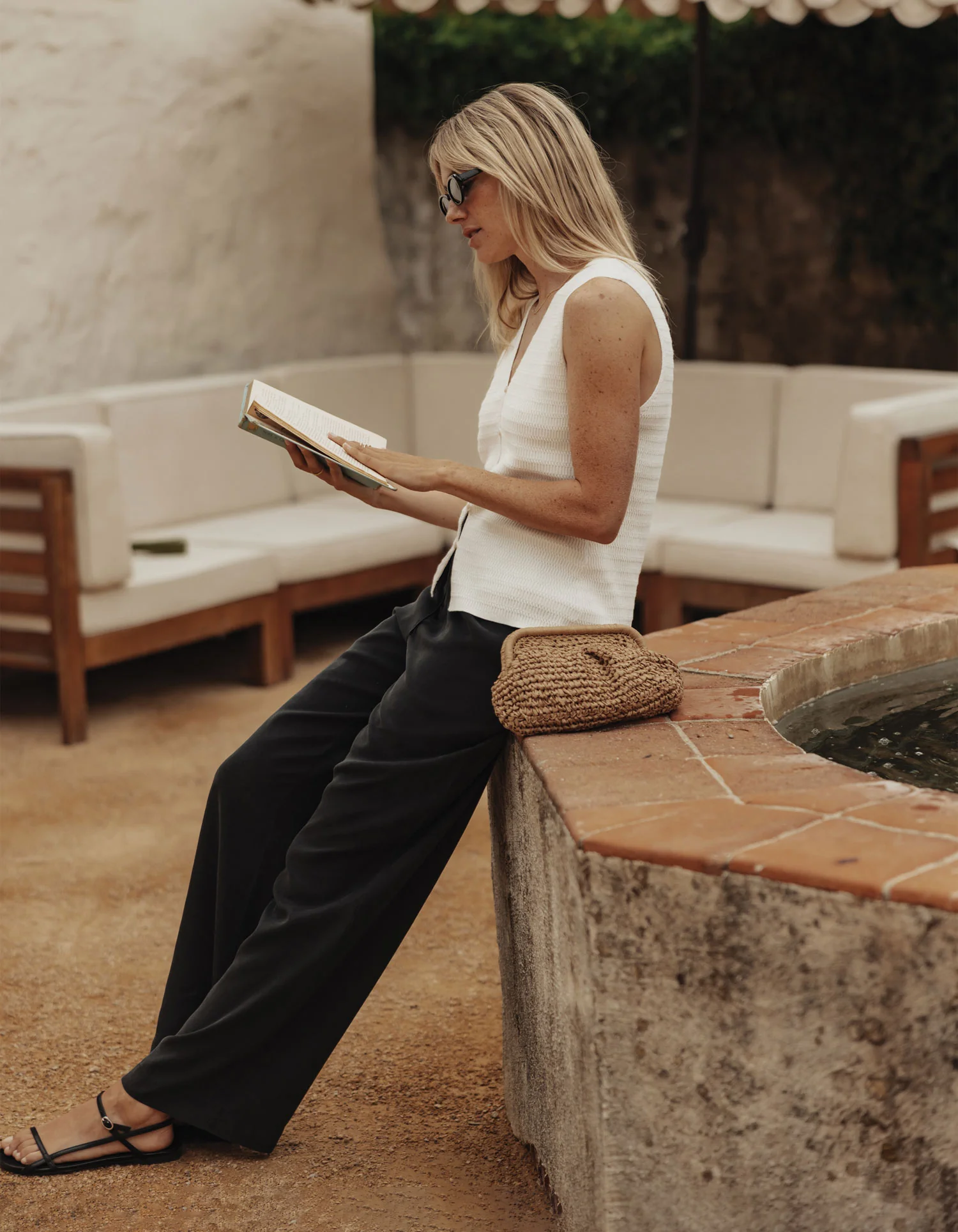 Sueded Costa Drawcord Pant - Image 2