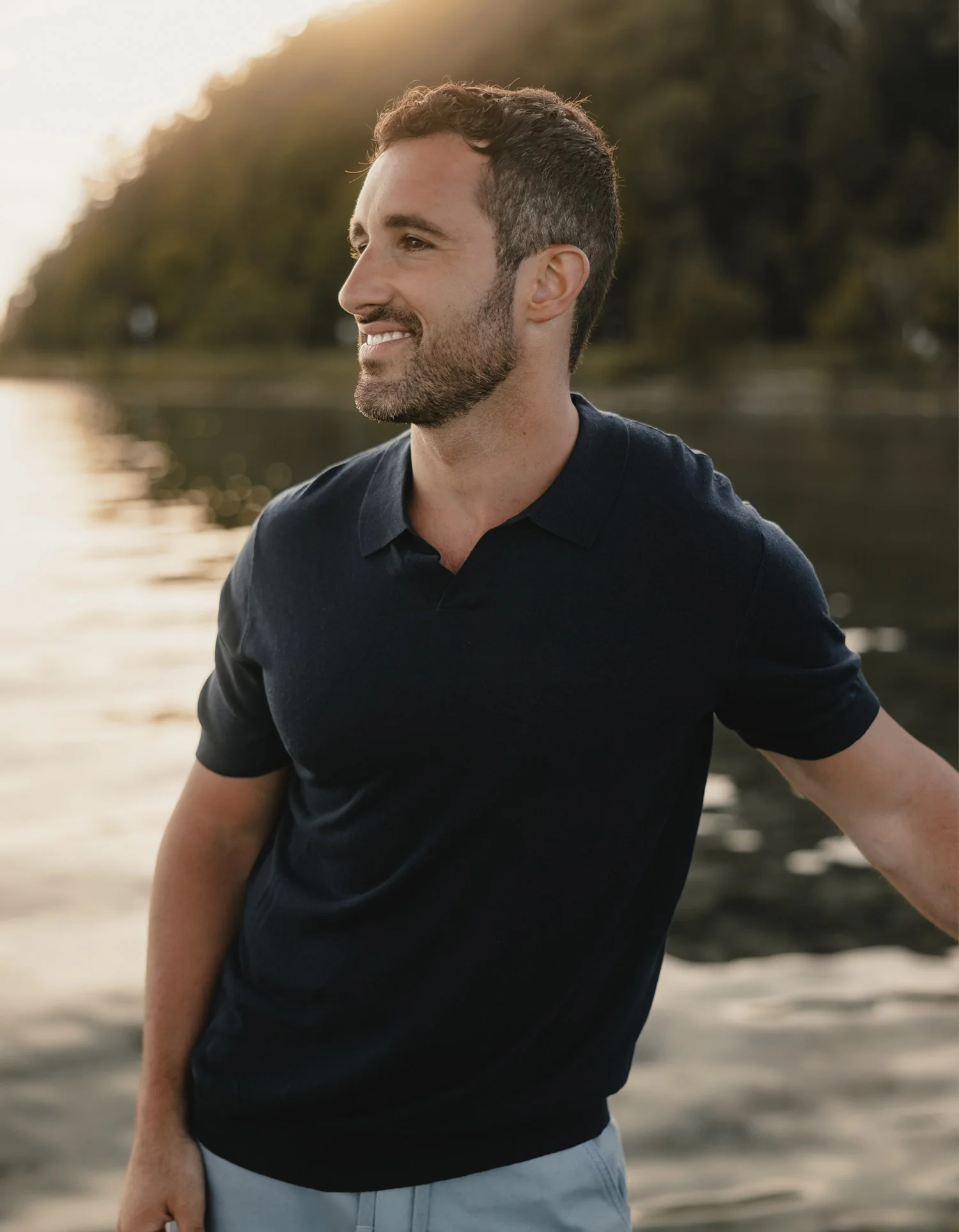 Summer Linen-Blend Polo - Image 3
