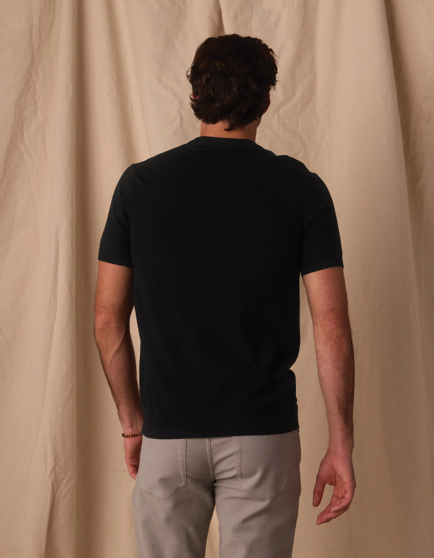 Taylor Sweater Tee in Black - Image 7