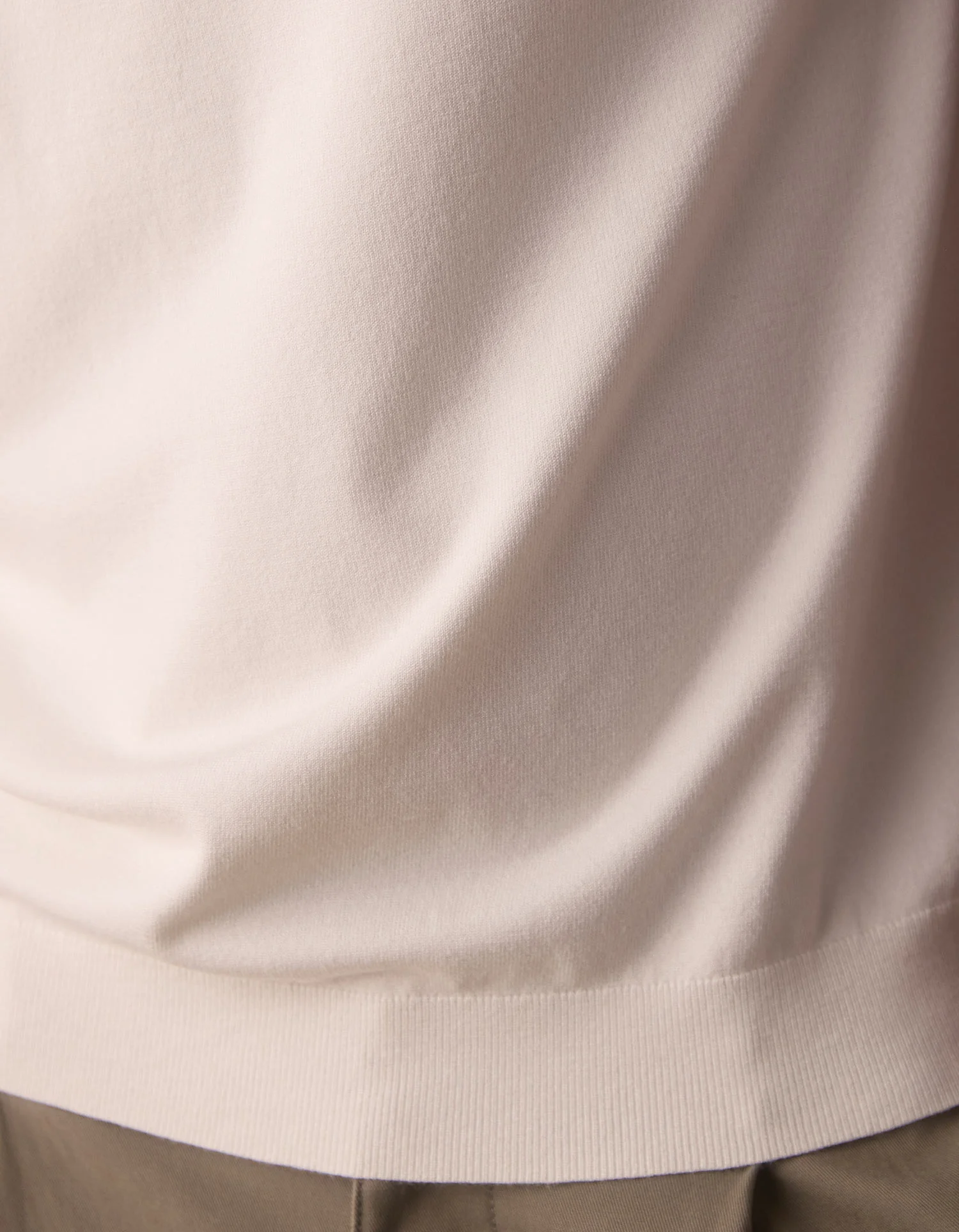 Taylor Sweater Tee in White - Image 4