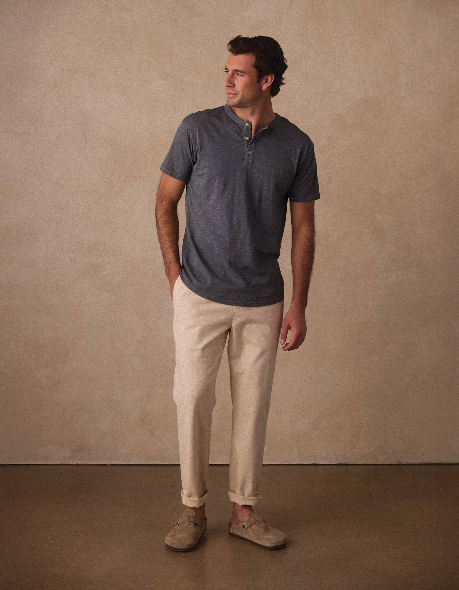 Texstretch Summer Pant in Light Khaki - Image 3