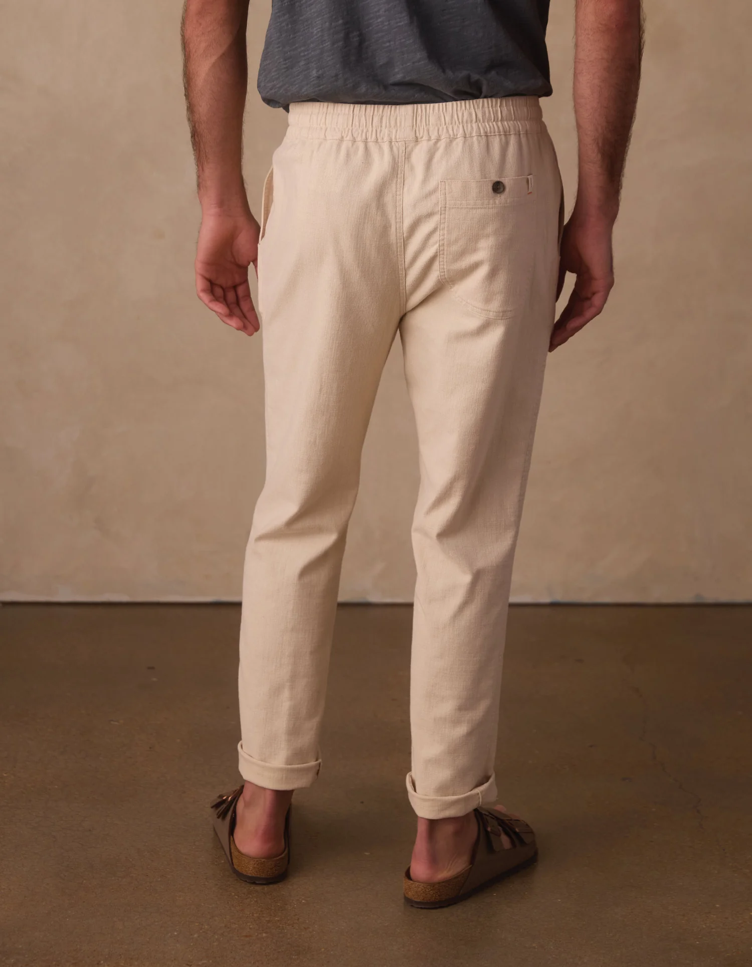 Texstretch Summer Pant in Light Khaki - Image 6