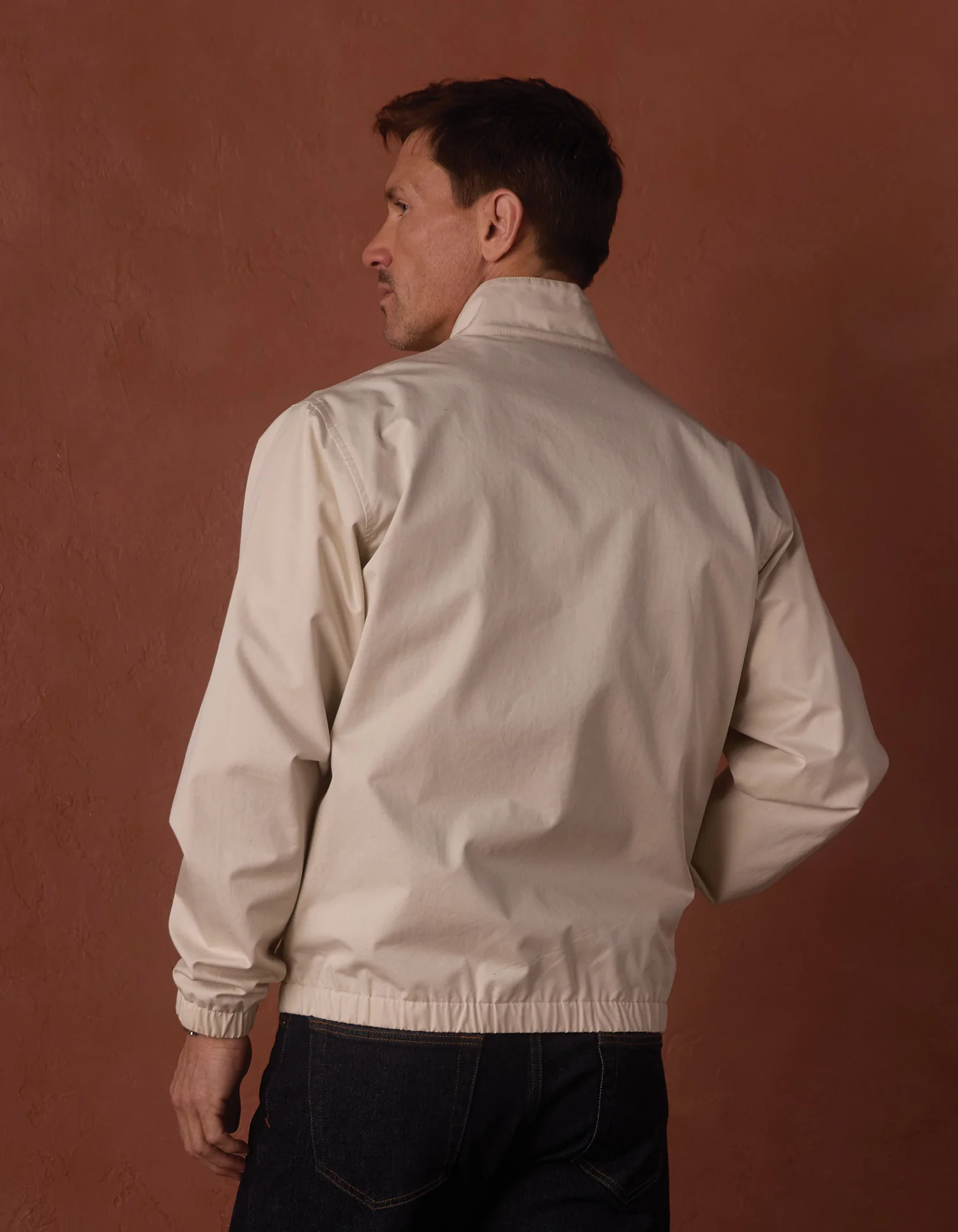 The Harrington Jacket in Light Khaki - Image 8