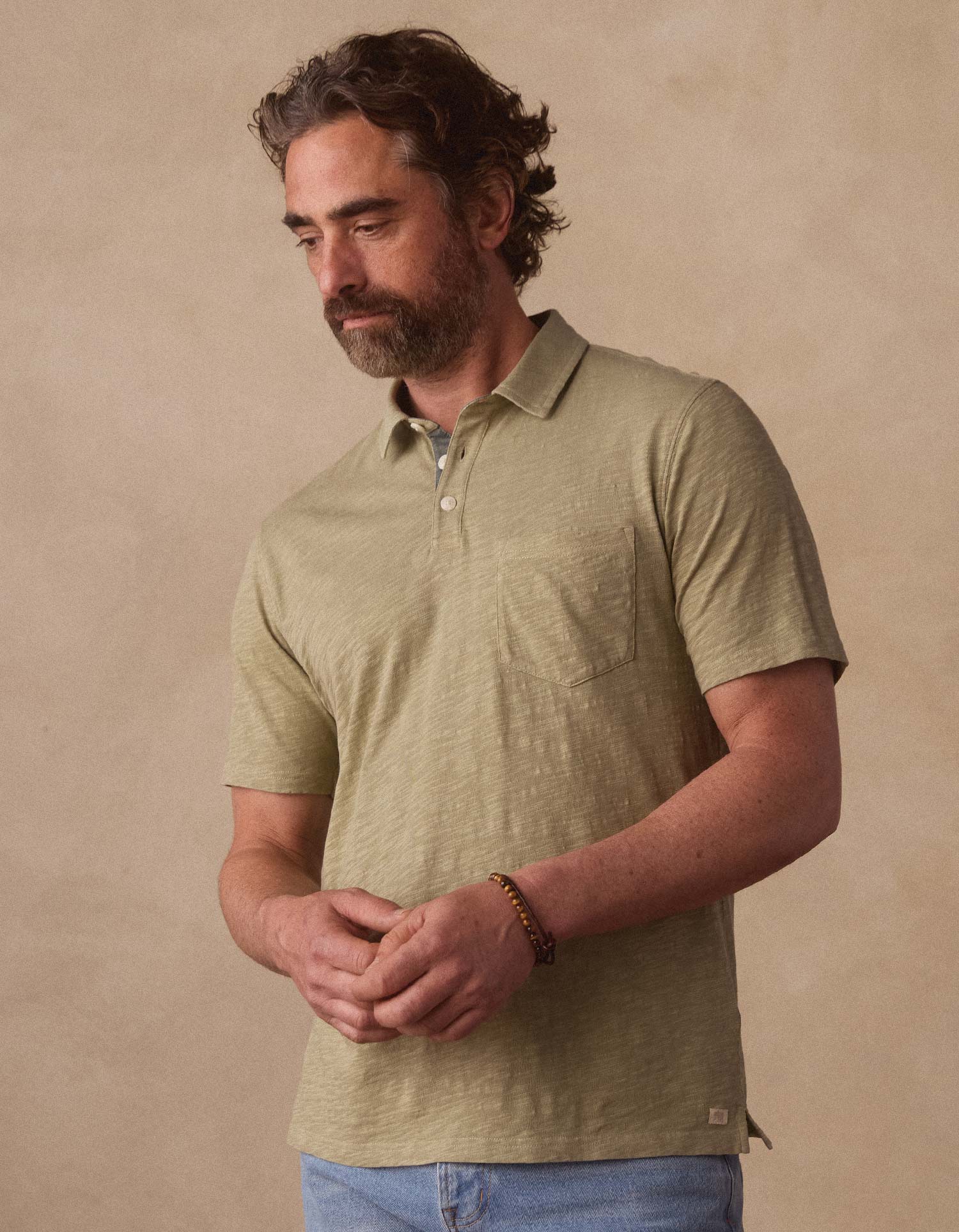 Vintage Slub Pocket Polo - Image 2