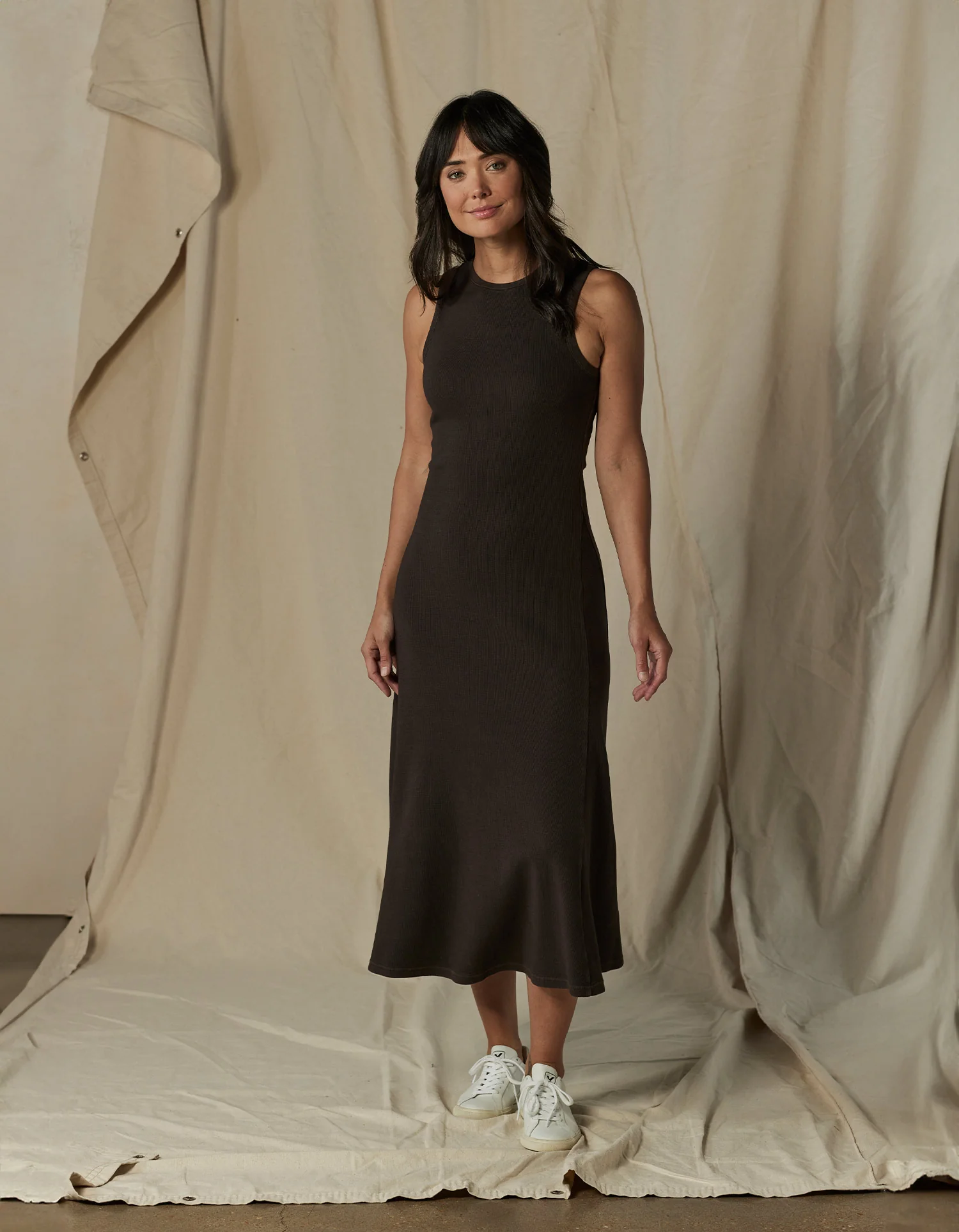 Vintage Thermal Midi Dress - Image 3