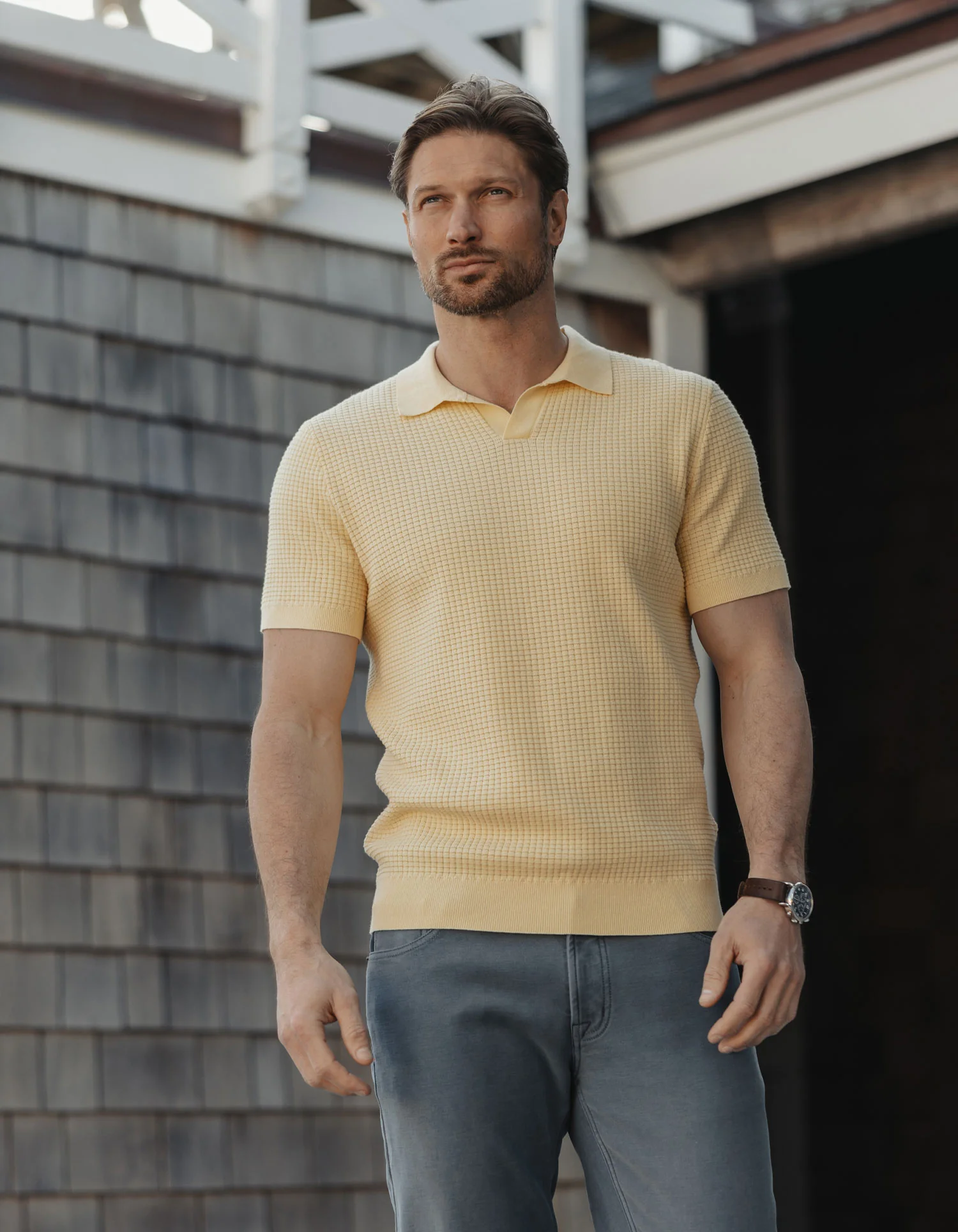 Waffle Stitch Polo - Image 3