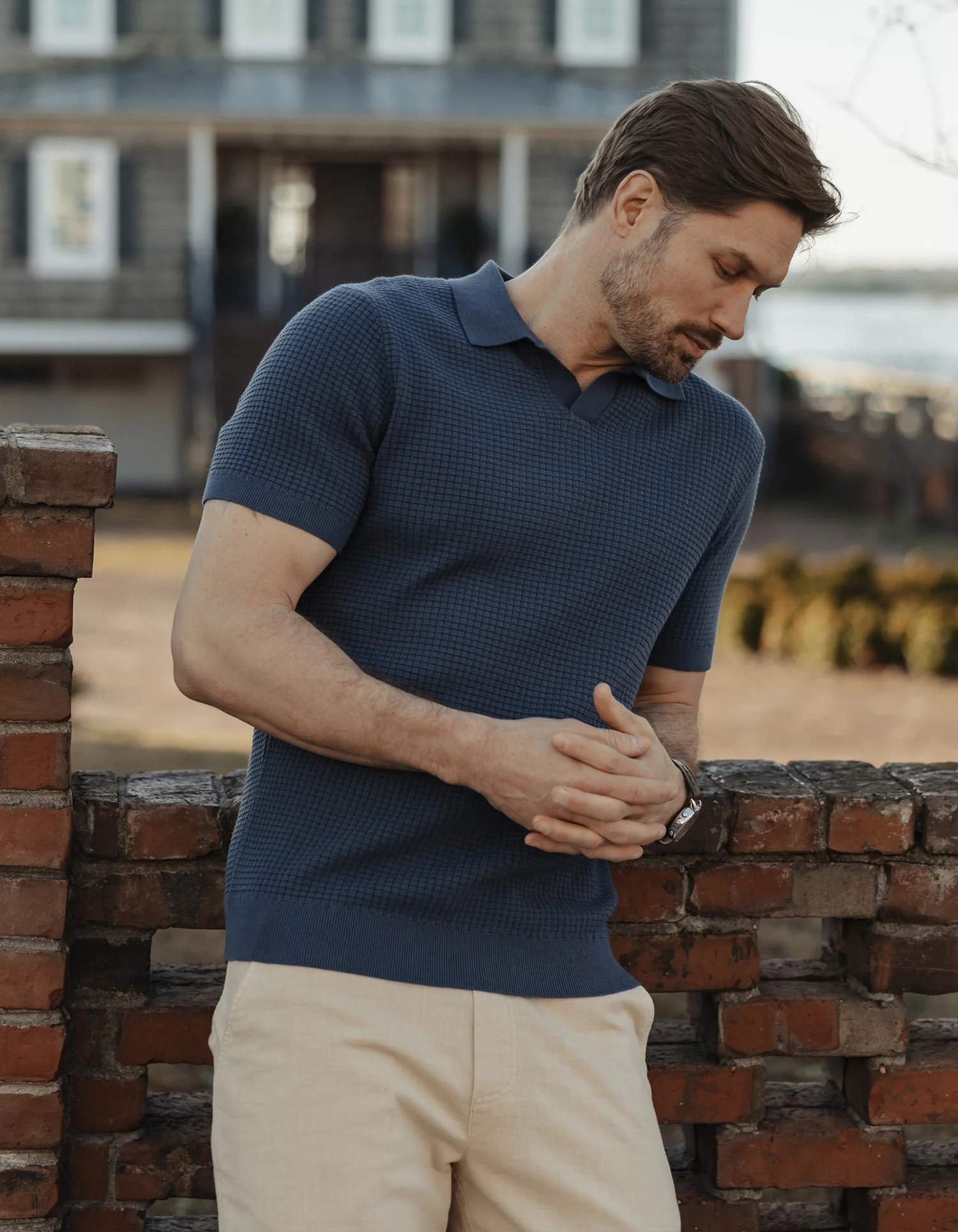Waffle Stitch Polo - Image 4