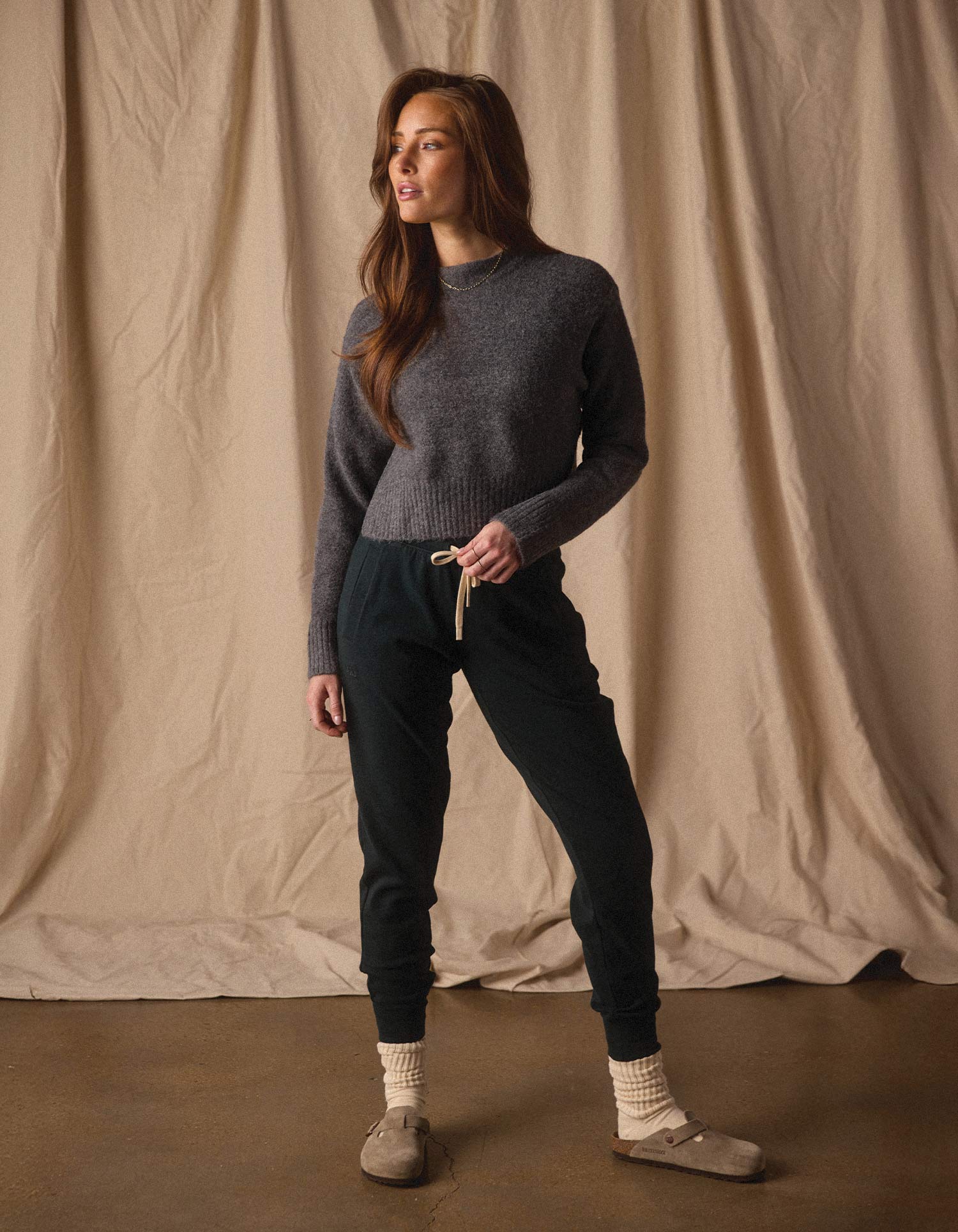 Women's Puremeso Everyday Jogger in Emerald - Image 3